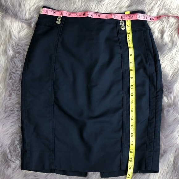 WHBM PERFECT FORM BLUE SKIRT - Picture 4 of 8